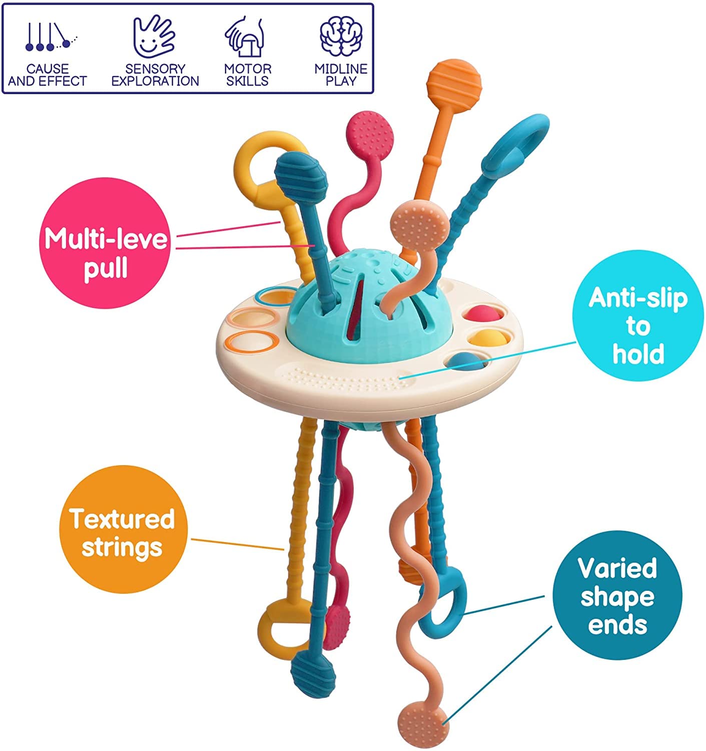 PATPAT Sensory Toys for Kids,Activity Toy for Baby Sensory Development Pop It Toy Montessori Silicone Toys for Toddler Soothing Toy Kids Interactive Toy Early Educational Toys for Infants Newborns PATPAT Sensory Toys for Kids,Activity Toy for Baby Sensory Development Pop It Toy Montessori Silicone Toys for Toddler Soothing Toy Kids Interactive Toy Early Educational Toys for Infants Newborns